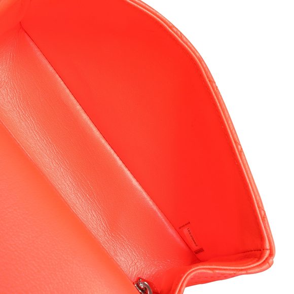 Neon Orange Quilted Chevre Leather Reissue 224 - Picture 8 of 8